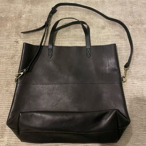 Black Madewell Leather Tote Purse, NWT